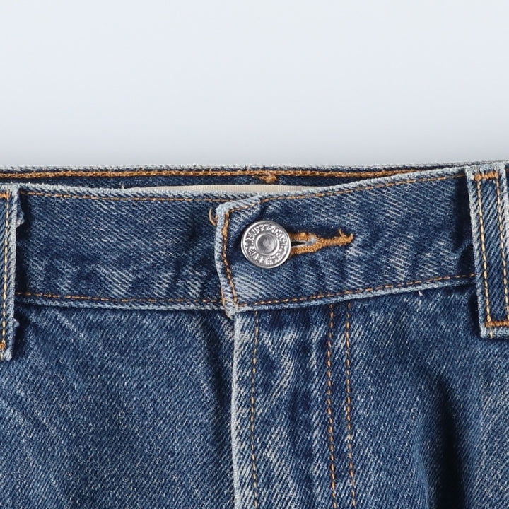 Levi's 505 REGULAR FIT tapered denim pants for men, size w36 cotton blue type Vintage Second Hand