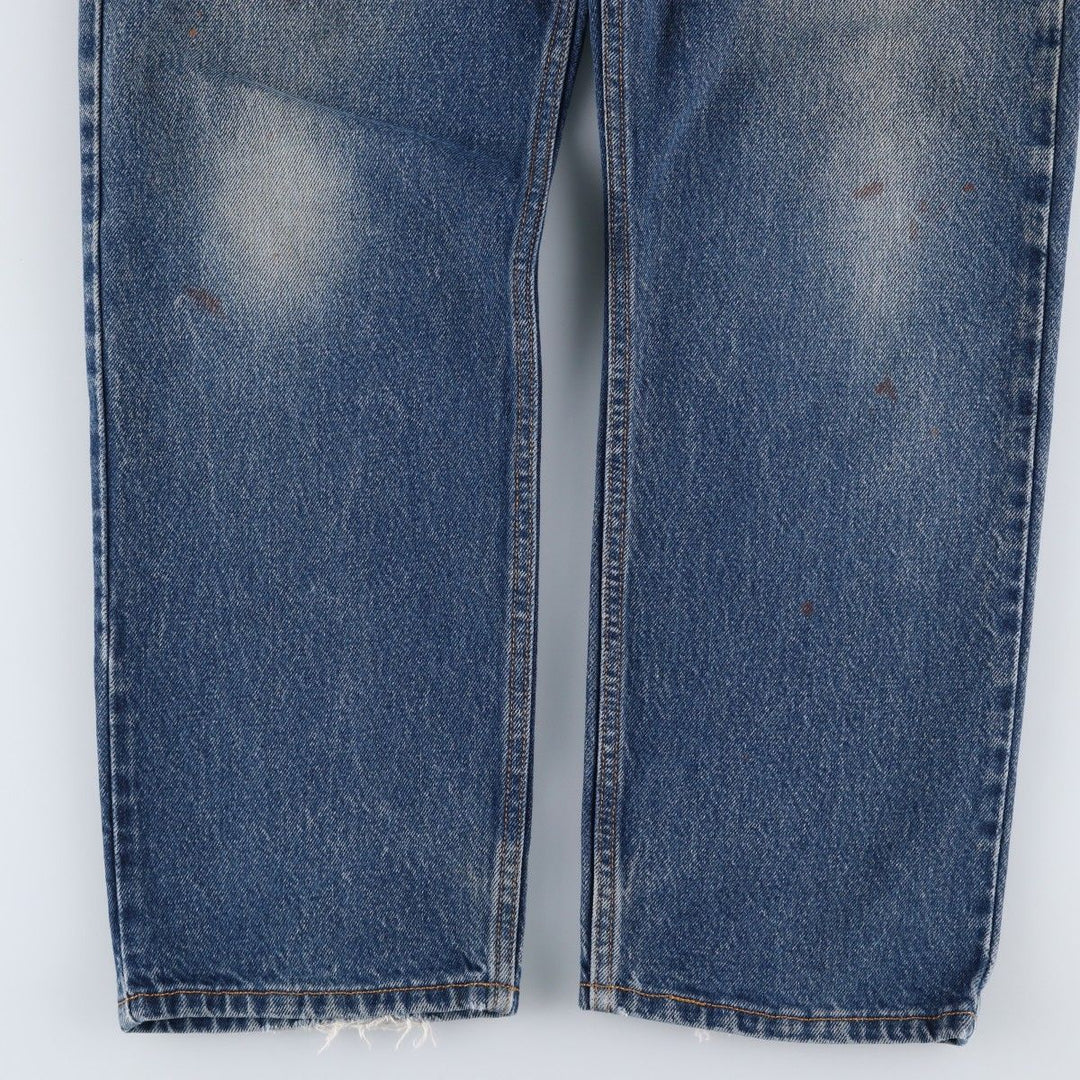 Levi's 505 REGULAR FIT tapered denim pants for men, size w36 cotton blue type Vintage Second Hand
