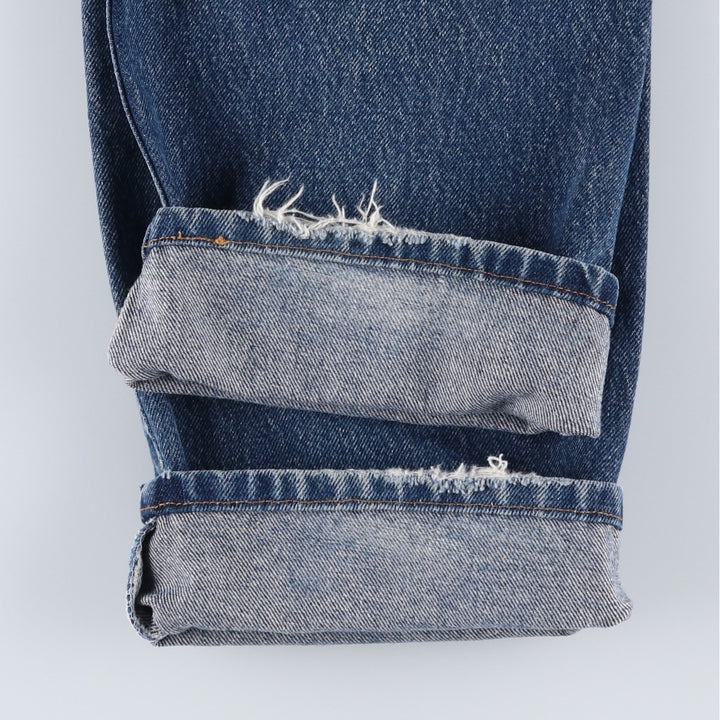 Levi's 505 REGULAR FIT tapered denim pants for men, size w36 cotton blue type Vintage Second Hand