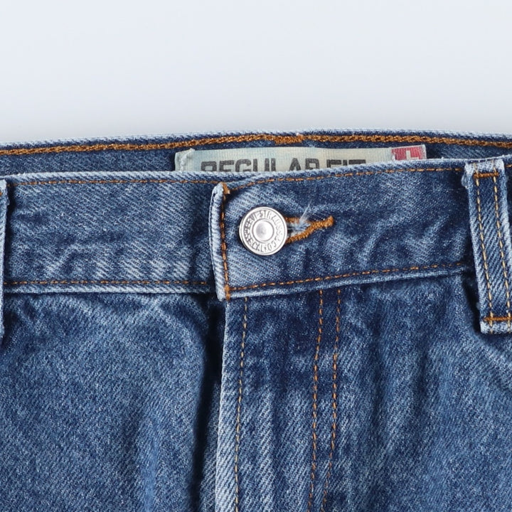 Levi's 505 REGULAR FIT tapered denim pants for men, size w35 cotton blue type Vintage Second Hand