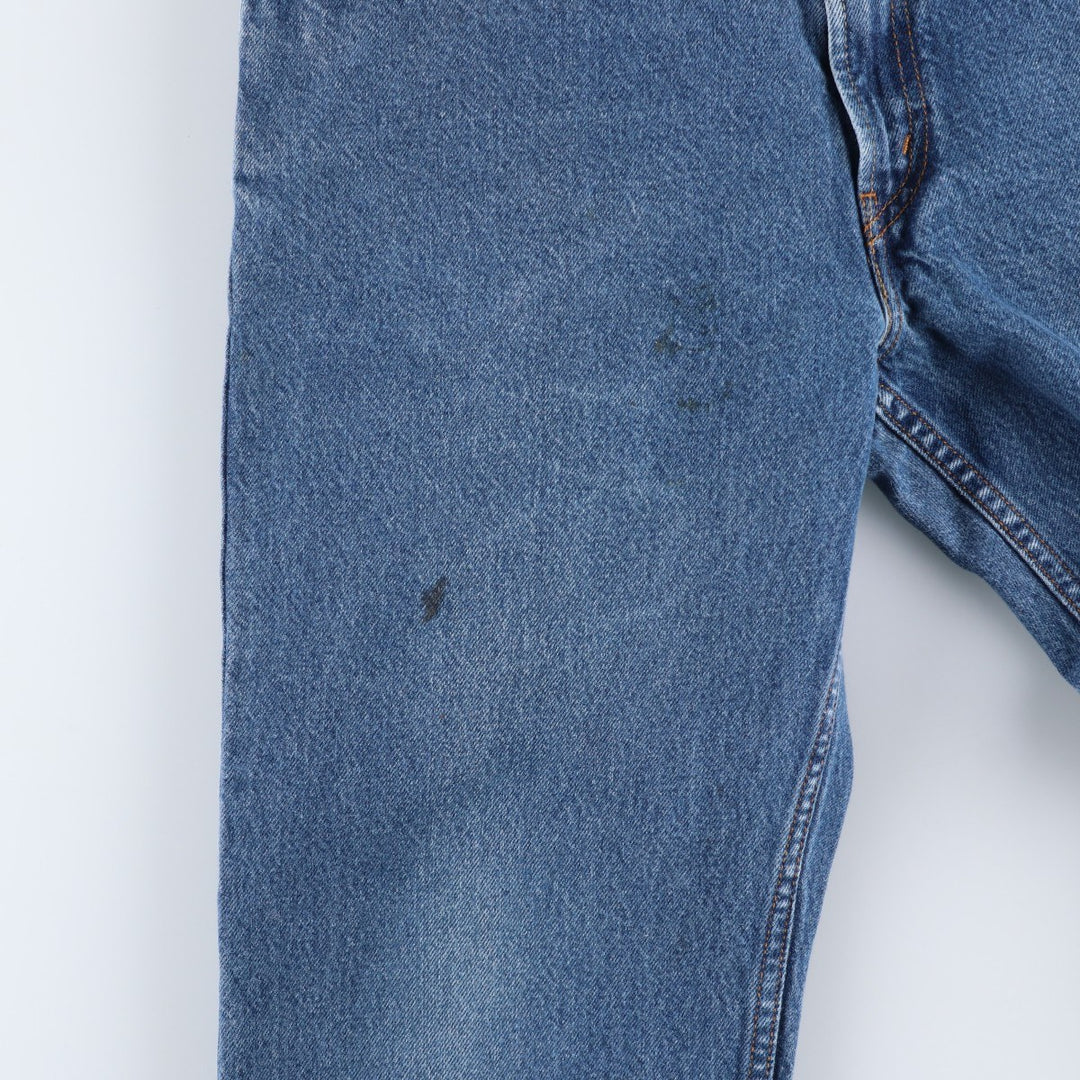 Levi's 505 REGULAR FIT tapered denim pants for men, size w35 cotton blue type Vintage Second Hand