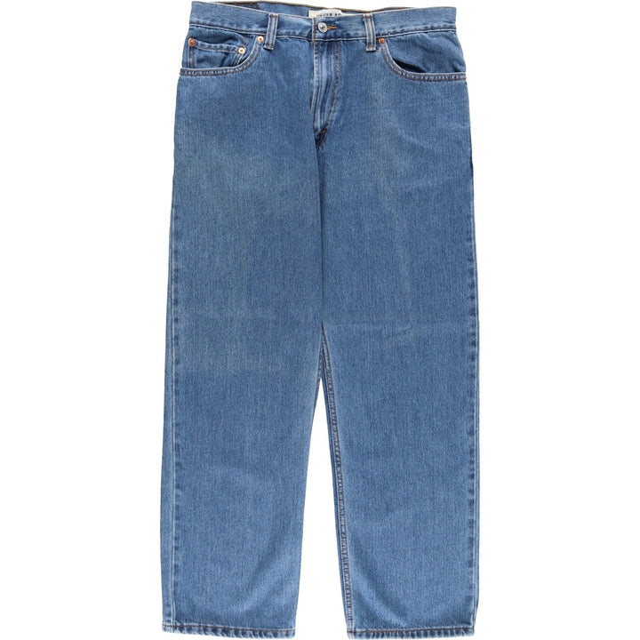 Levi's 505 REGULAR FIT tapered denim pants for men, size w34 cotton blue type Vintage Second Hand