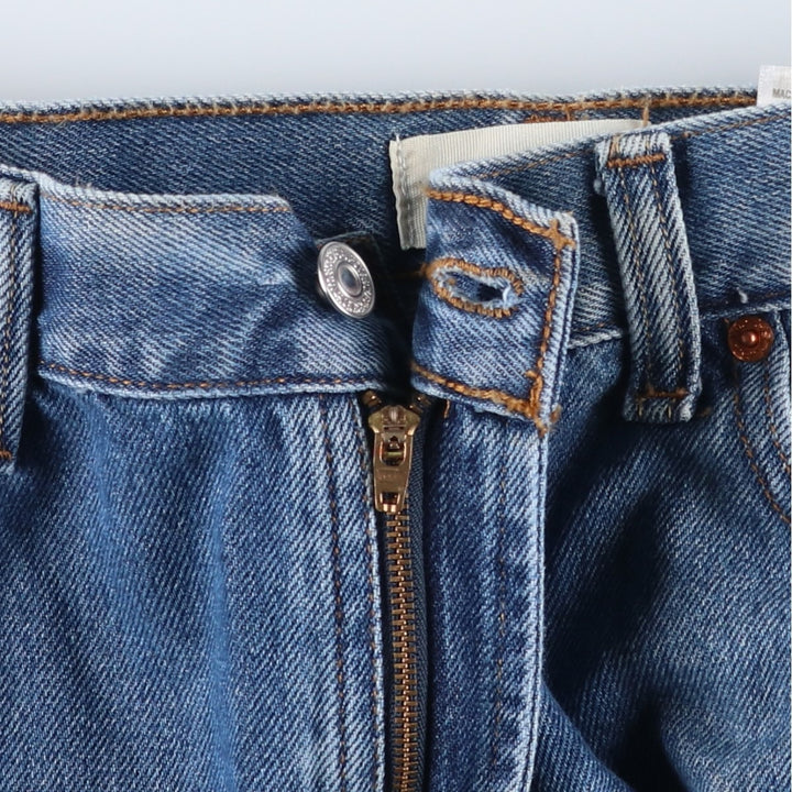 Levi's 505 REGULAR FIT tapered denim pants for men, size w34 cotton blue type Vintage Second Hand
