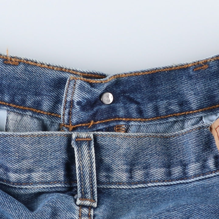 Levi's 505 REGULAR FIT tapered denim pants for men, size w34 cotton blue type Vintage Second Hand
