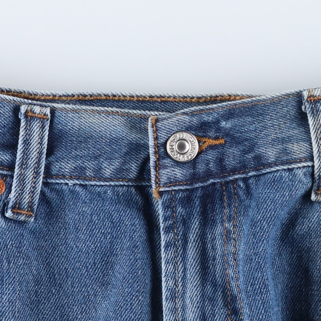 Levi's 505 REGULAR FIT tapered denim pants for men, size w34 cotton blue type Vintage Second Hand