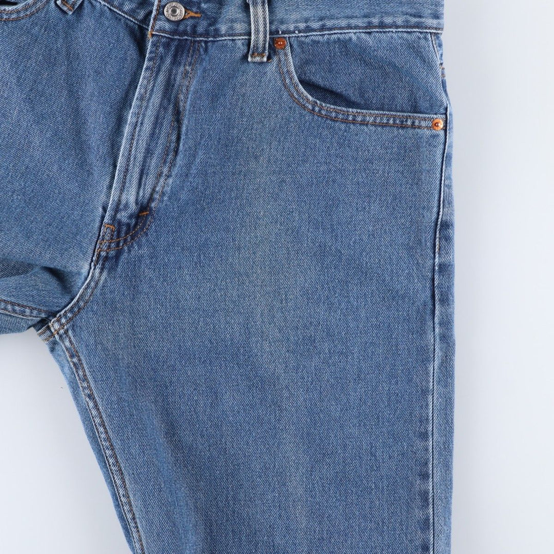 Levi's 505 REGULAR FIT tapered denim pants for men, size w34 cotton blue type Vintage Second Hand