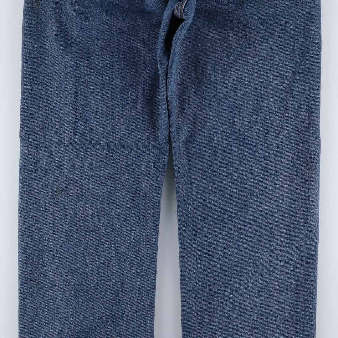 Levi's 505 tapered denim pants for men, equivalent to w35 cotton blue type Vintage Second Hand