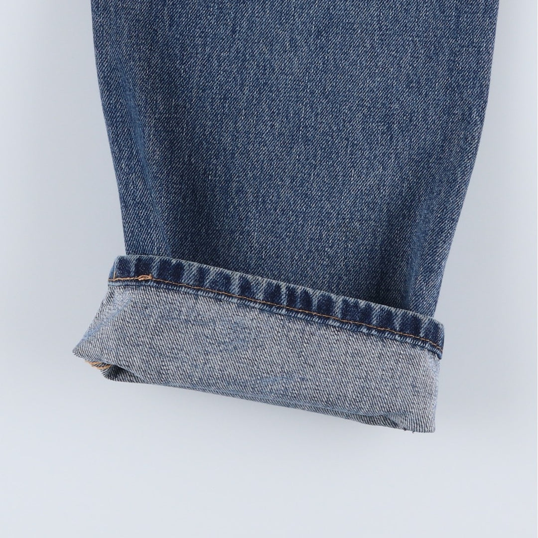Levi's 505 tapered denim pants for men, equivalent to w35 cotton blue type Vintage Second Hand