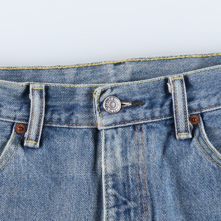 Levi's 505 tapered denim pants for men, size w37 unclear Blue type light blue Vintage Second Hand