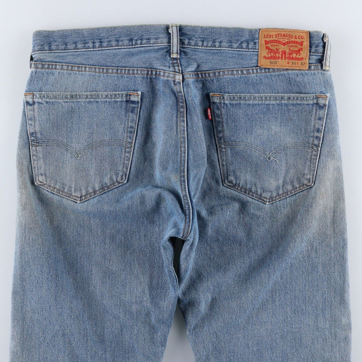 Levi's 505 tapered denim pants for men, size w37 unclear Blue type light blue Vintage Second Hand