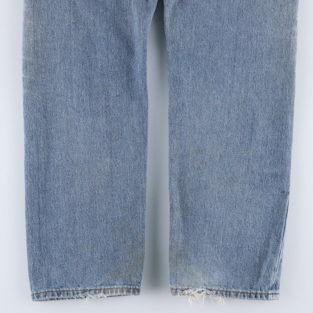 Levi's 505 tapered denim pants for men, size w37 unclear Blue type light blue Vintage Second Hand
