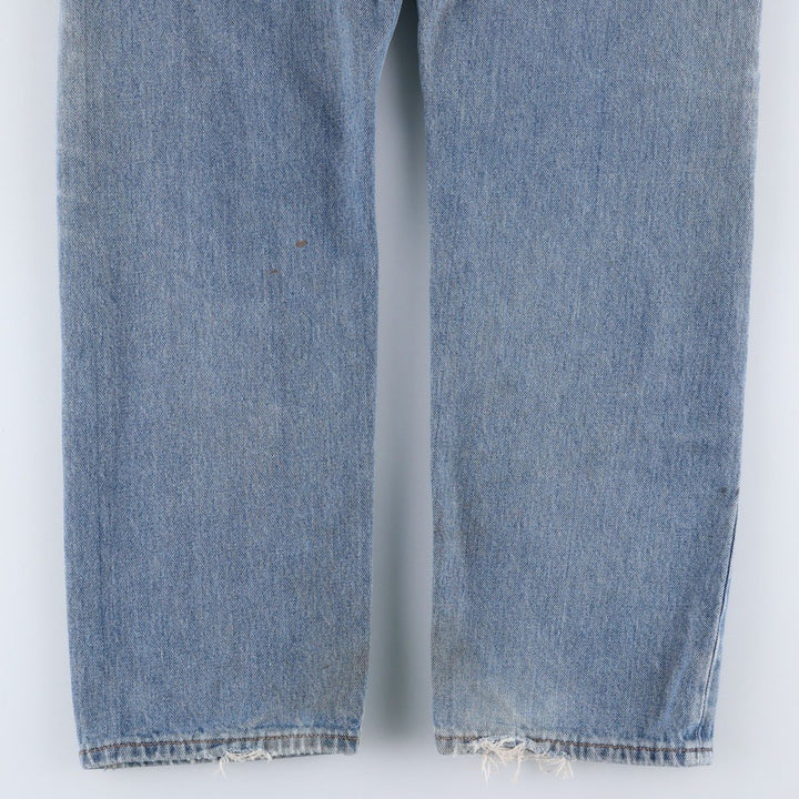 Levi's 505 tapered denim pants for men, size w37 unclear Blue type light blue Vintage Second Hand