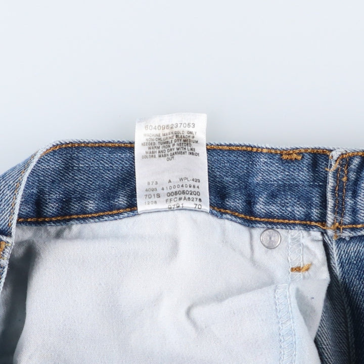 2000'S Levi's 505 Regular Fit Tapered Denim Pants, Men's Size W32 cotton blue type Vintage Second Hand