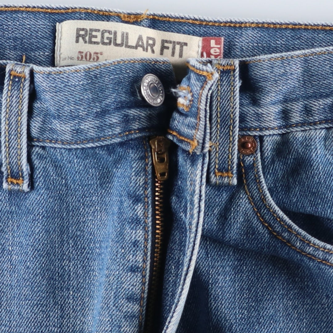 2000'S Levi's 505 Regular Fit Tapered Denim Pants, Men's Size W32 cotton blue type Vintage Second Hand