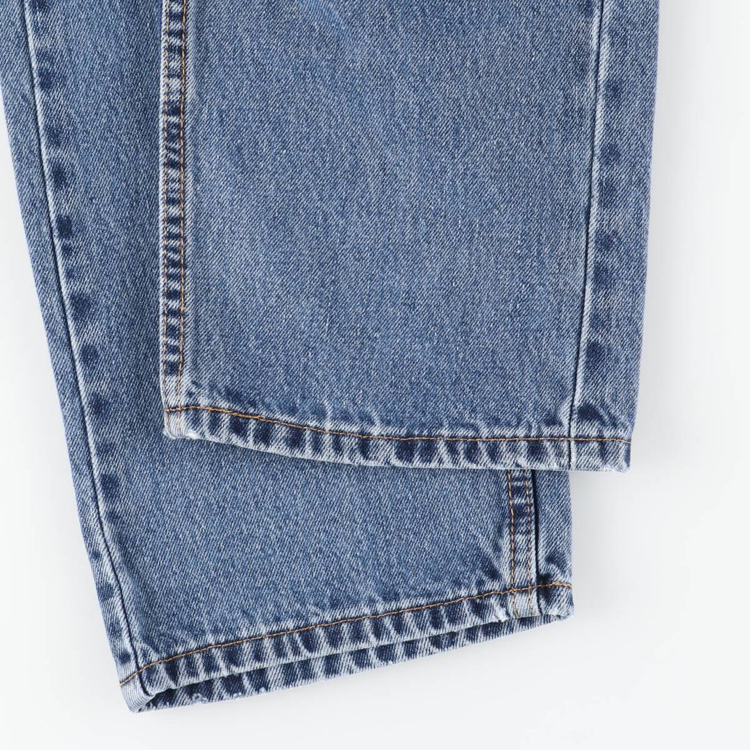 Levi's 505 tapered denim pants for men, size w37 cotton blue type Vintage Second Hand