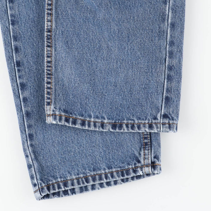 Levi's 505 tapered denim pants for men, size w37 cotton blue type Vintage Second Hand