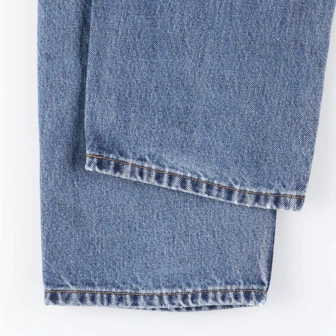 Levi's 505 tapered denim pants for men, size w37 cotton blue type Vintage Second Hand