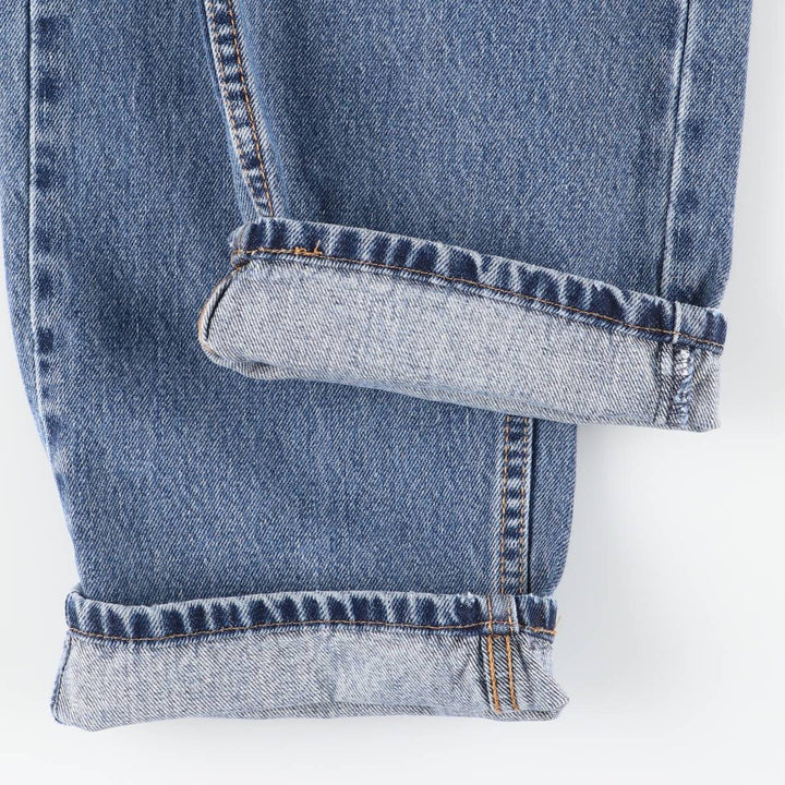 Levi's 505 tapered denim pants for men, size w37 cotton blue type Vintage Second Hand
