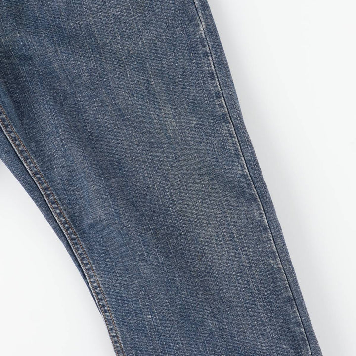 00'S Levi's 505 REGULAR FIT tapered denim pants for men, size w33 cotton blue type Vintage Second Hand