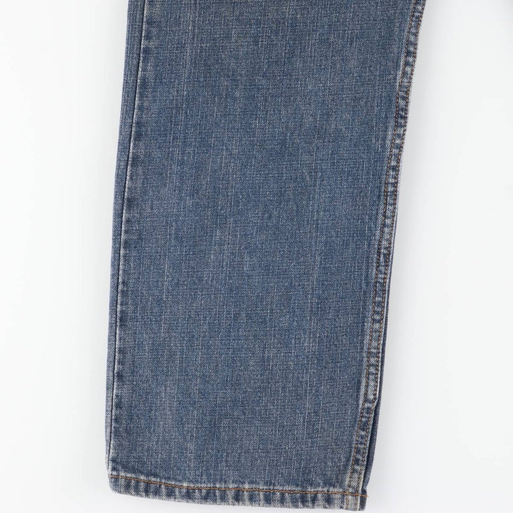 00'S Levi's 505 REGULAR FIT tapered denim pants for men, size w33 cotton blue type Vintage Second Hand