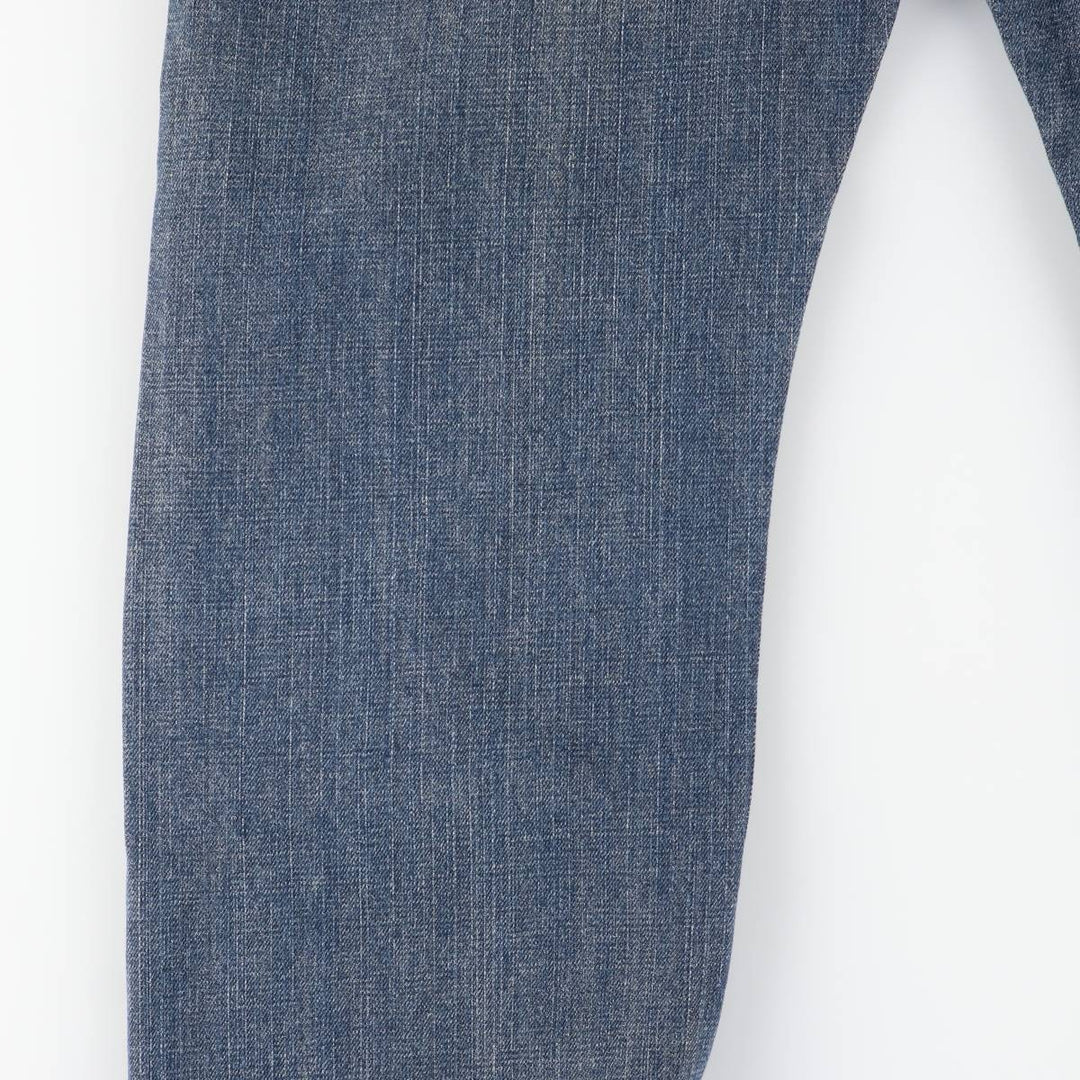 00'S Levi's 505 REGULAR FIT tapered denim pants for men, size w33 cotton blue type Vintage Second Hand