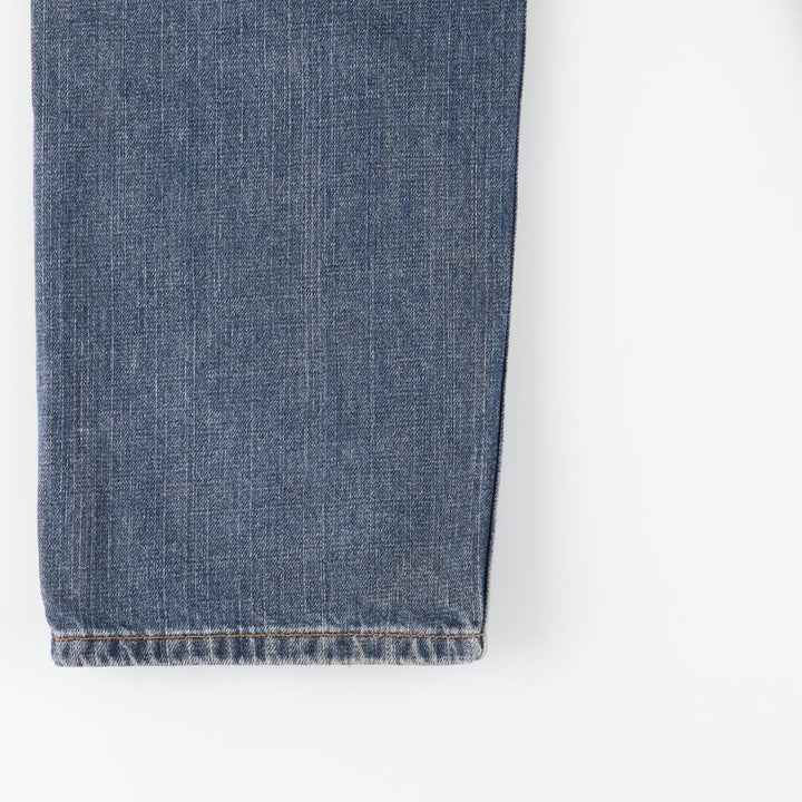 00'S Levi's 505 REGULAR FIT tapered denim pants for men, size w33 cotton blue type Vintage Second Hand