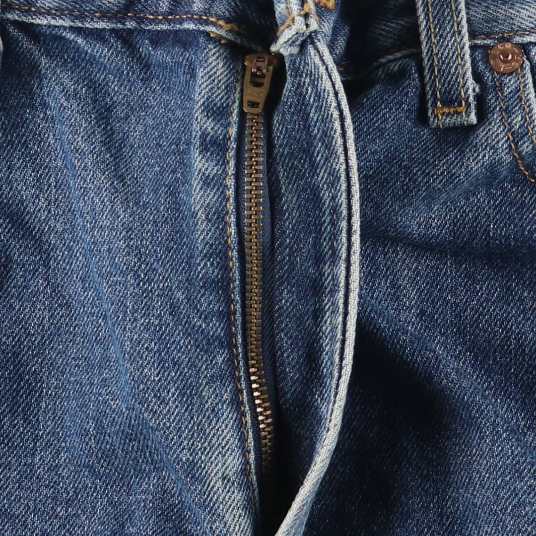 Levi's 505 REGULAR FIT tapered denim pants for men, size w35 cotton blue type Vintage Second Hand