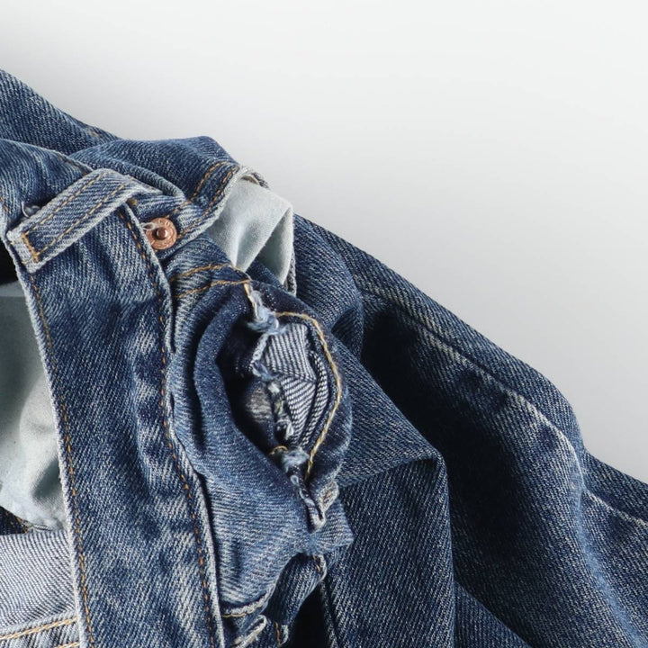 Levi's 505 REGULAR FIT tapered denim pants for men, size w35 cotton blue type Vintage Second Hand