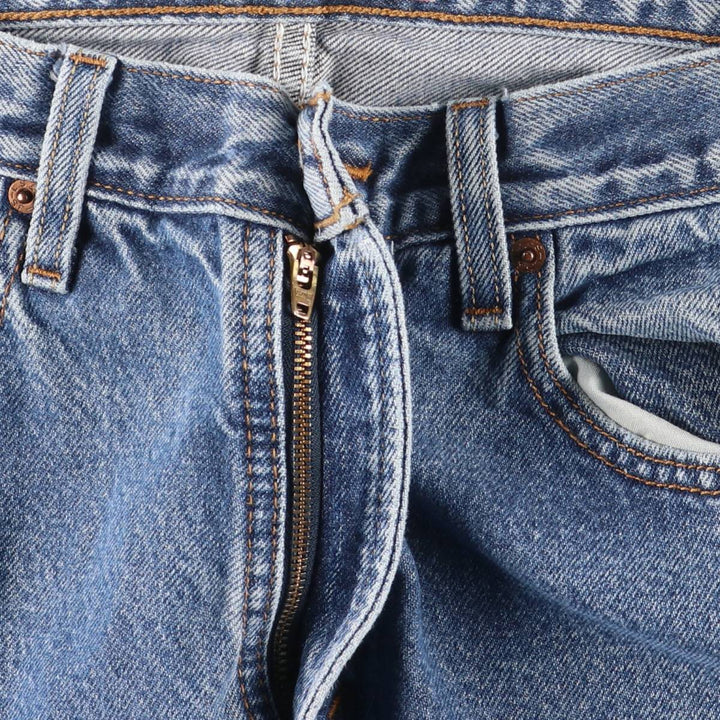 Levi's 505 Regular Fit Tapered Denim Pants, Men's Size W33 (approx.), Vintage cotton blue type Vintage Second Hand