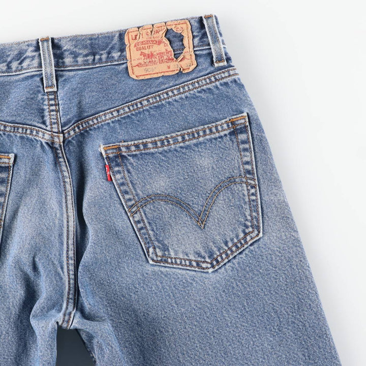Levi's 505 Regular Fit Tapered Denim Pants, Men's Size W33 (approx.), Vintage cotton blue type Vintage Second Hand