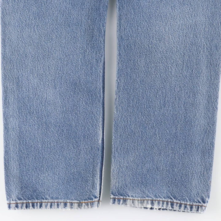 Levi's 505 Regular Fit Tapered Denim Pants, Men's Size W33 (approx.), Vintage cotton blue type Vintage Second Hand