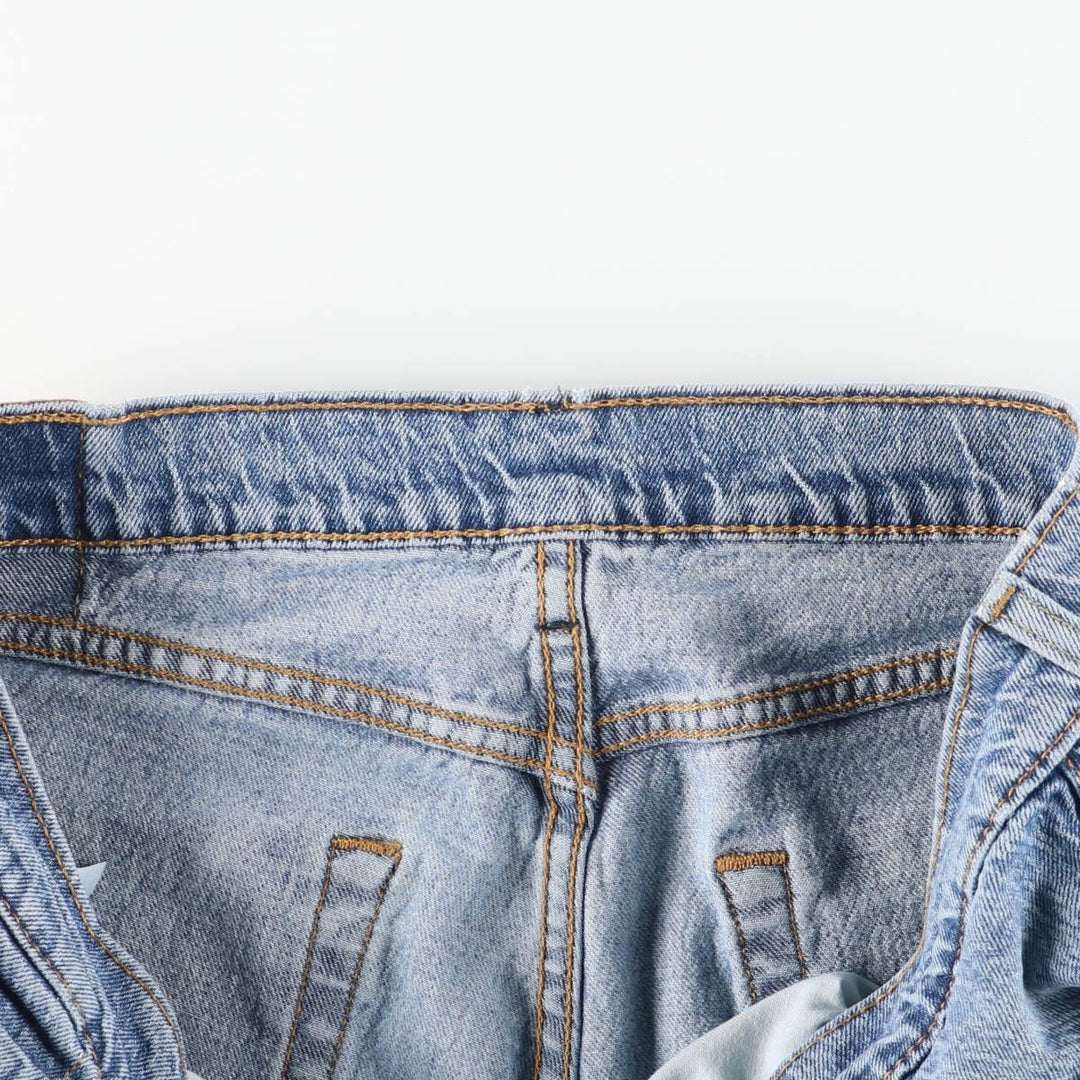 Levi's 505 tapered denim pants for men, size w36 cotton Blue type light blue Vintage Second Hand
