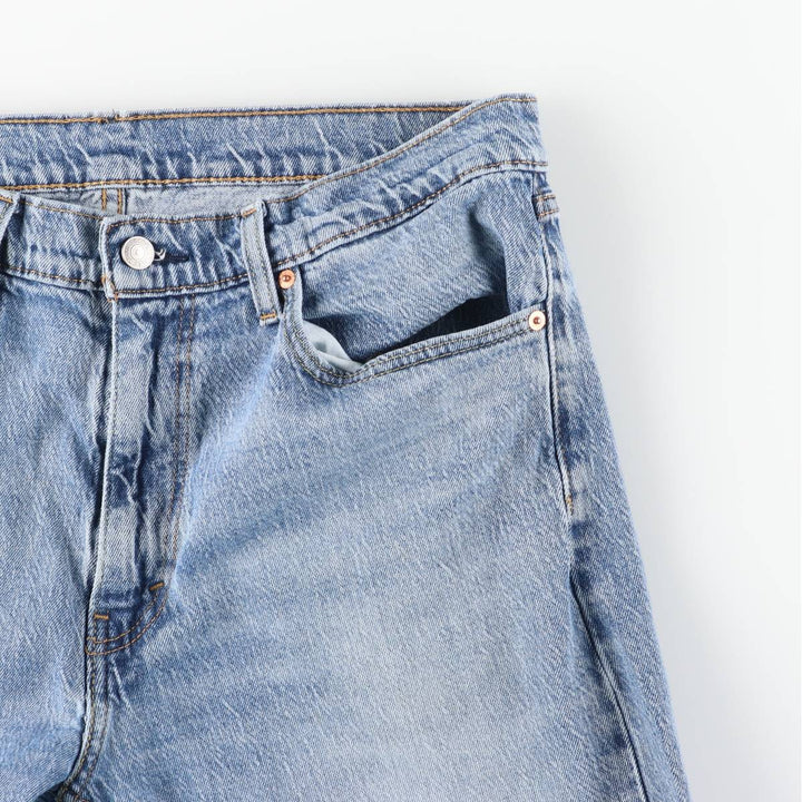 Levi's 505 tapered denim pants for men, size w36 cotton Blue type light blue Vintage Second Hand