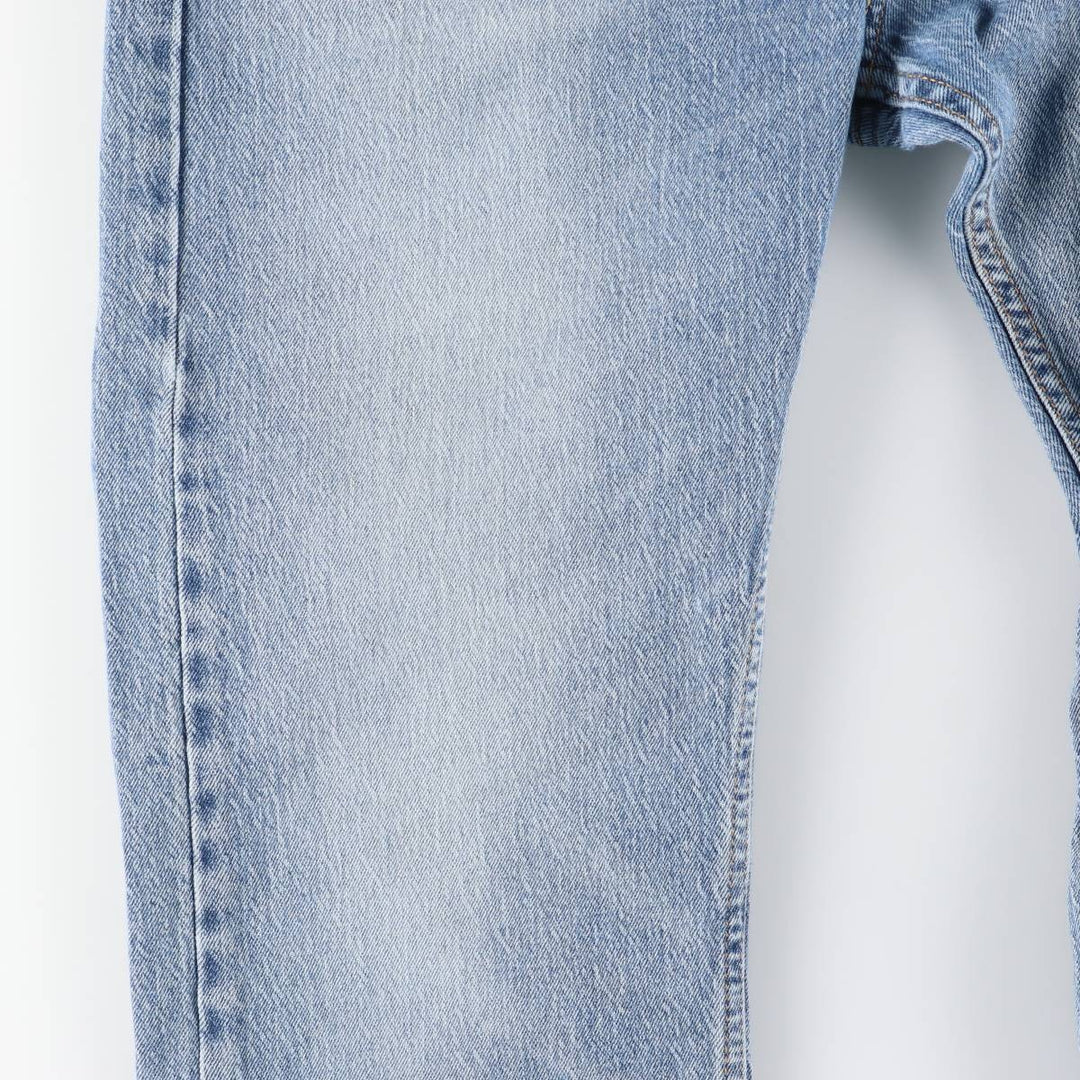 Levi's 505 tapered denim pants for men, size w36 cotton Blue type light blue Vintage Second Hand