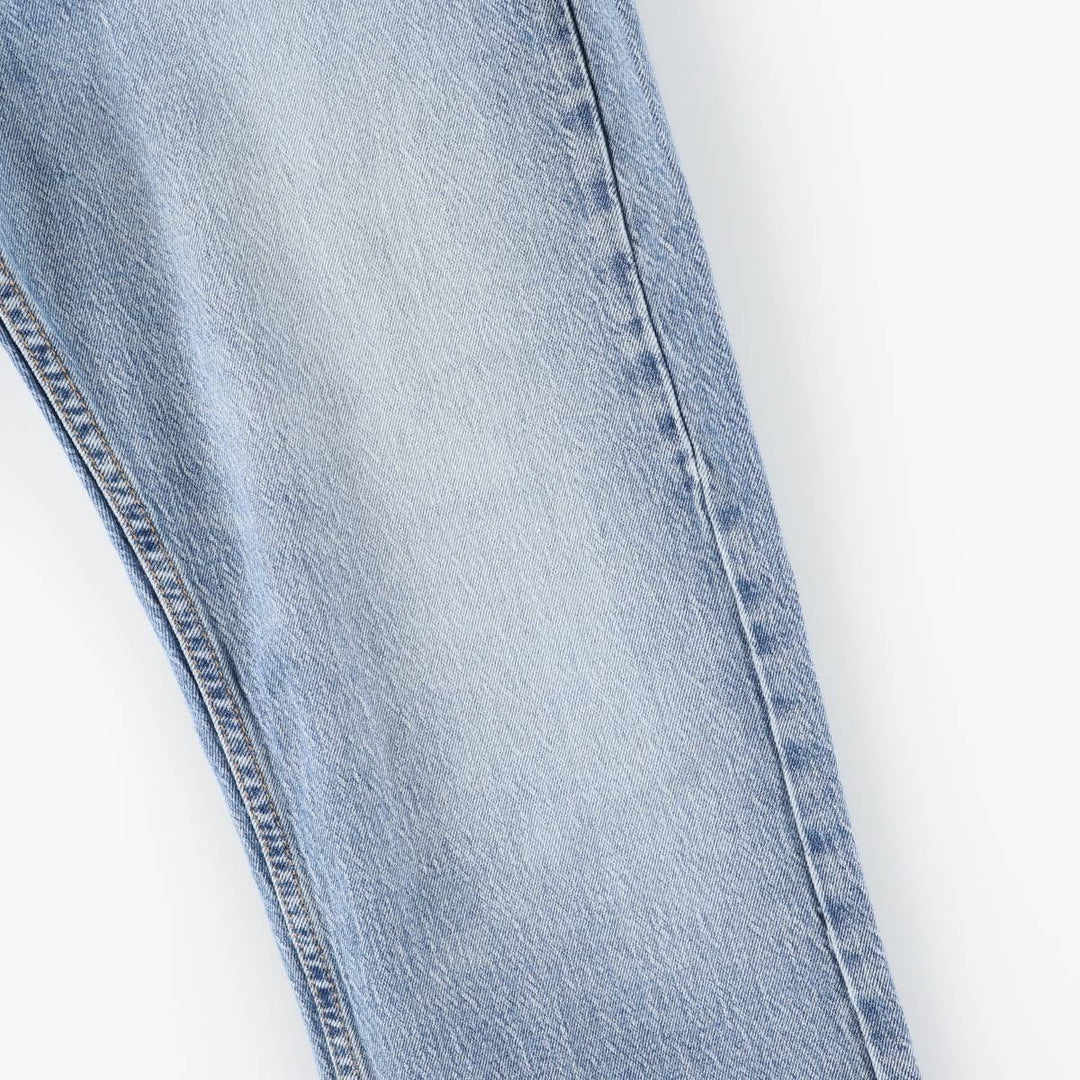 Levi's 505 tapered denim pants for men, size w36 cotton Blue type light blue Vintage Second Hand