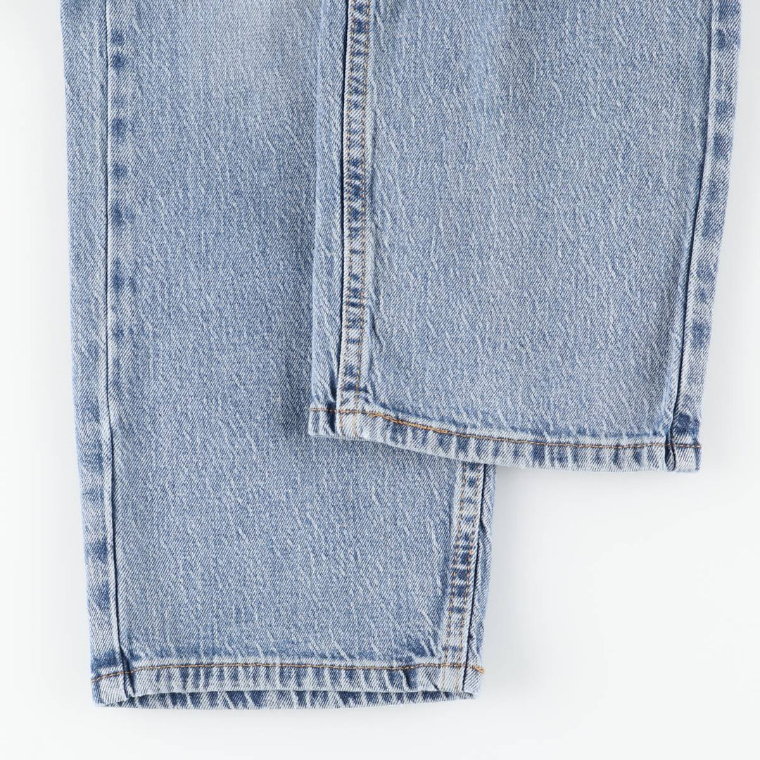 Levi's 505 tapered denim pants for men, size w36 cotton Blue type light blue Vintage Second Hand