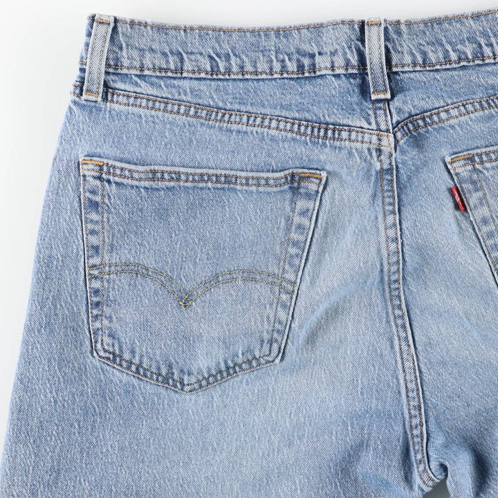 Levi's 505 tapered denim pants for men, size w36 cotton Blue type light blue Vintage Second Hand