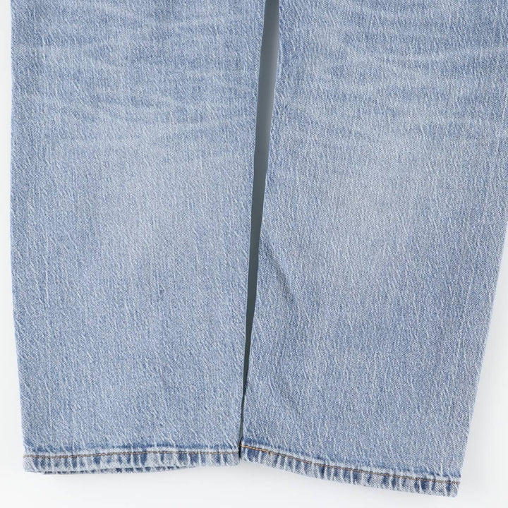 Levi's 505 tapered denim pants for men, size w36 cotton Blue type light blue Vintage Second Hand