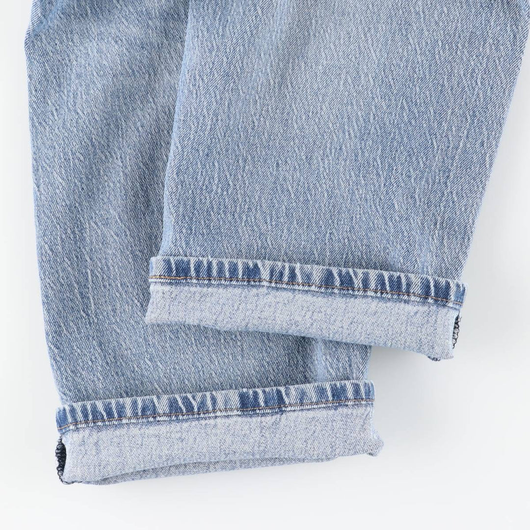 Levi's 505 tapered denim pants for men, size w36 cotton Blue type light blue Vintage Second Hand