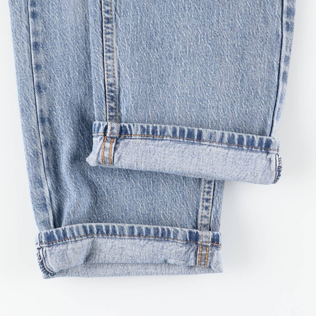 Levi's 505 tapered denim pants for men, size w36 cotton Blue type light blue Vintage Second Hand