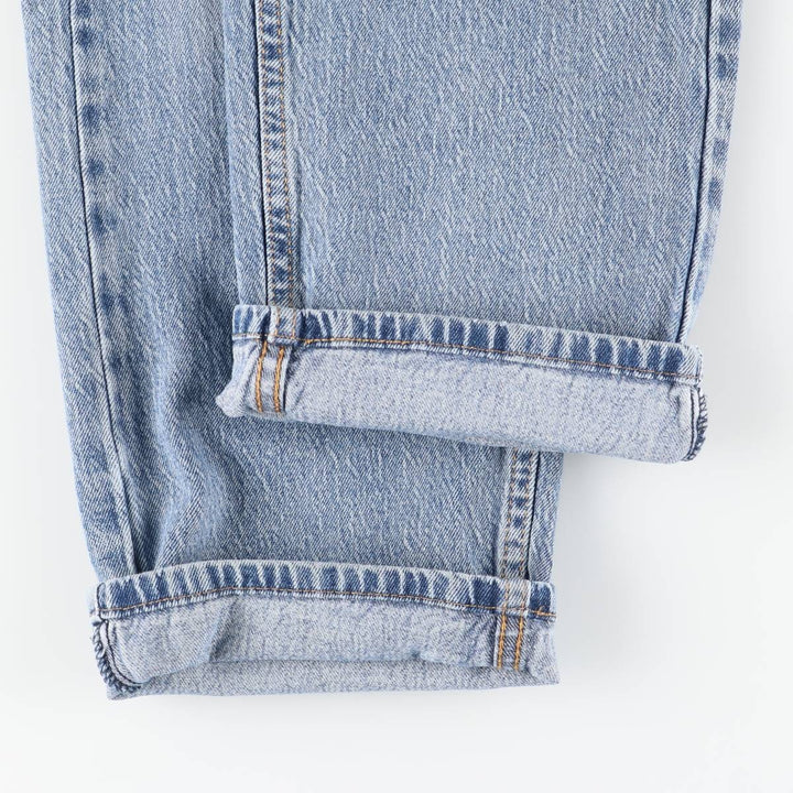 Levi's 505 tapered denim pants for men, size w36 cotton Blue type light blue Vintage Second Hand