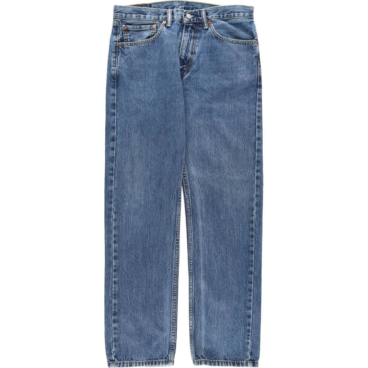Levi's 505 Tapered Denim Pants, Men's Size 34, Zipper Fly cotton blue type Vintage Second Hand