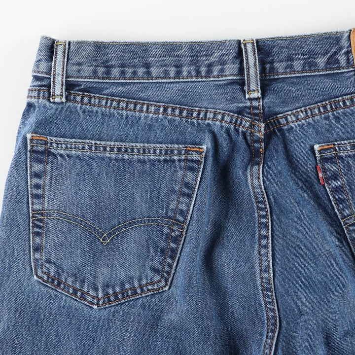 Levi's 505 Tapered Denim Pants, Men's Size 34, Zipper Fly cotton blue type Vintage Second Hand