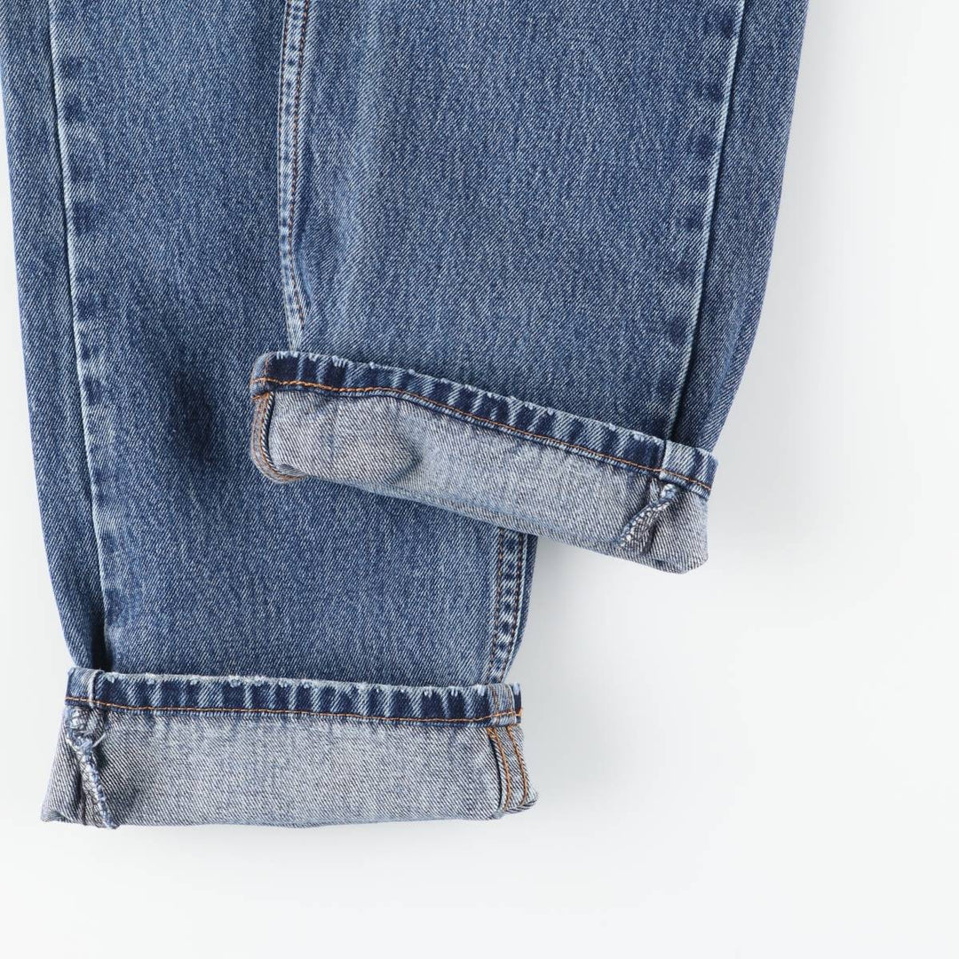 Levi's 505 Tapered Denim Pants, Men's Size 34, Zipper Fly cotton blue type Vintage Second Hand