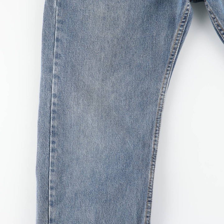 Levi's 505 tapered denim pants for men, size W34 cotton blue type Vintage Second Hand