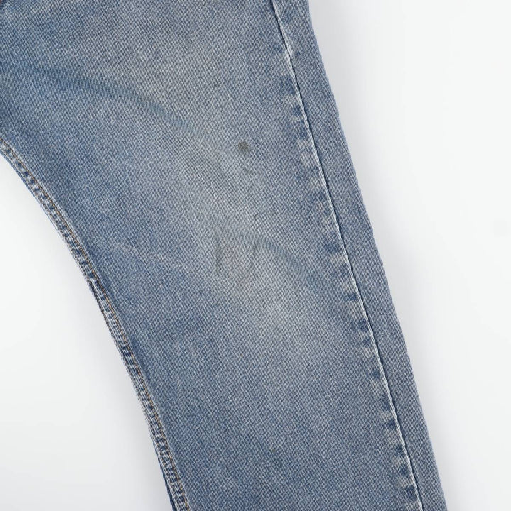Levi's 505 tapered denim pants for men, size W34 cotton blue type Vintage Second Hand