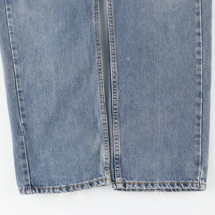 Levi's 505 tapered denim pants for men, size W34 cotton blue type Vintage Second Hand
