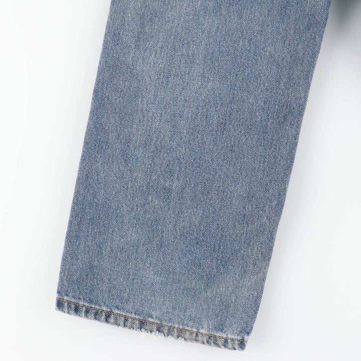 Levi's 505 tapered denim pants for men, size W34 cotton blue type Vintage Second Hand