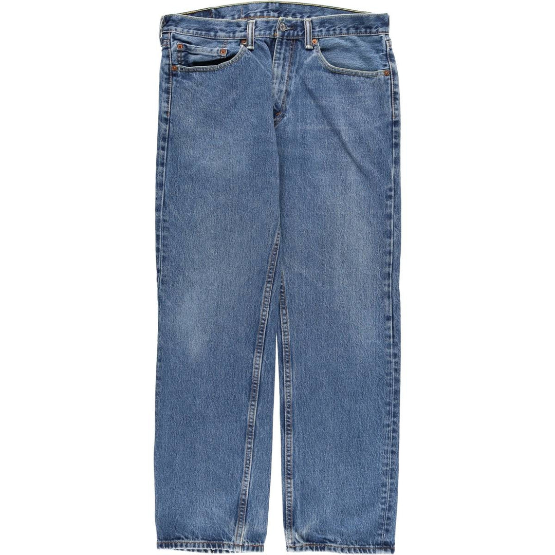 Levi's 505 tapered denim pants for men, size w36 cotton blue type Vintage Second Hand