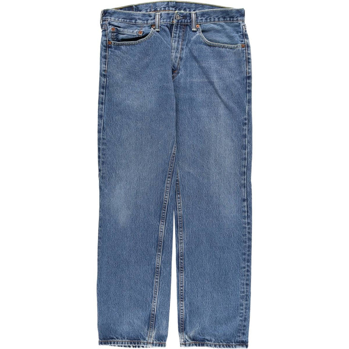 Levi's 505 tapered denim pants for men, size w36 cotton blue type Vintage Second Hand